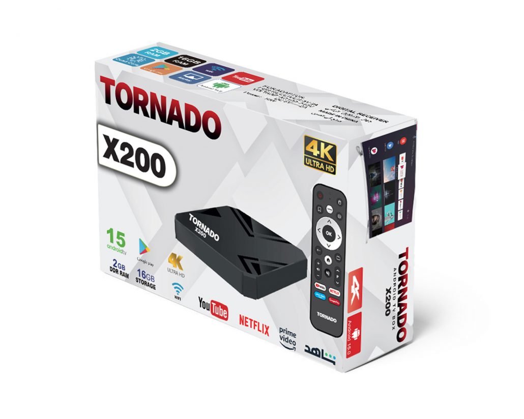 TV BOX TORNADO X200 + 4K SUBSCRIPTION